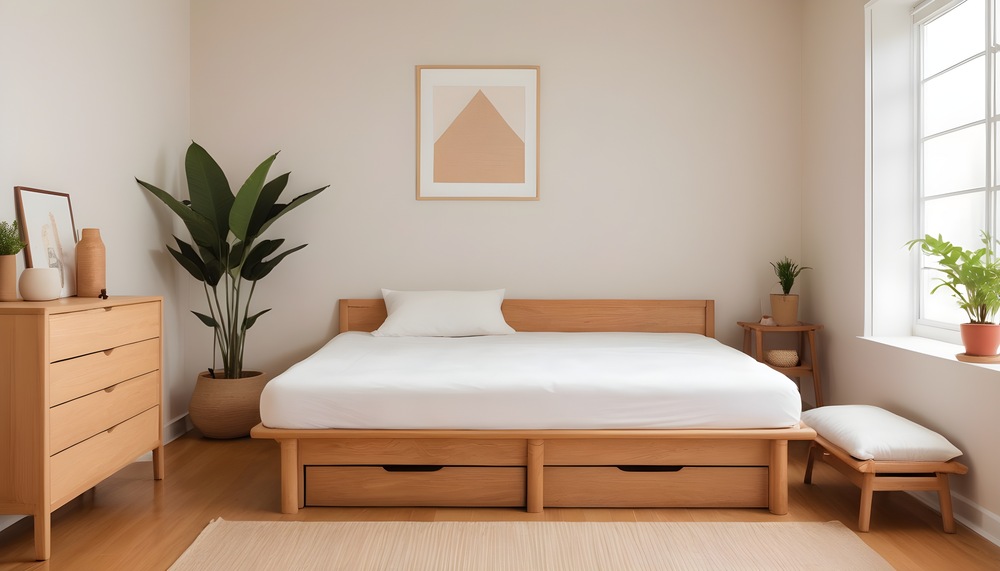 Declutter for Serenity A Japandi guest room must