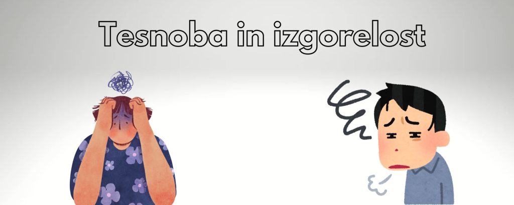 tesnoba in izgorelost