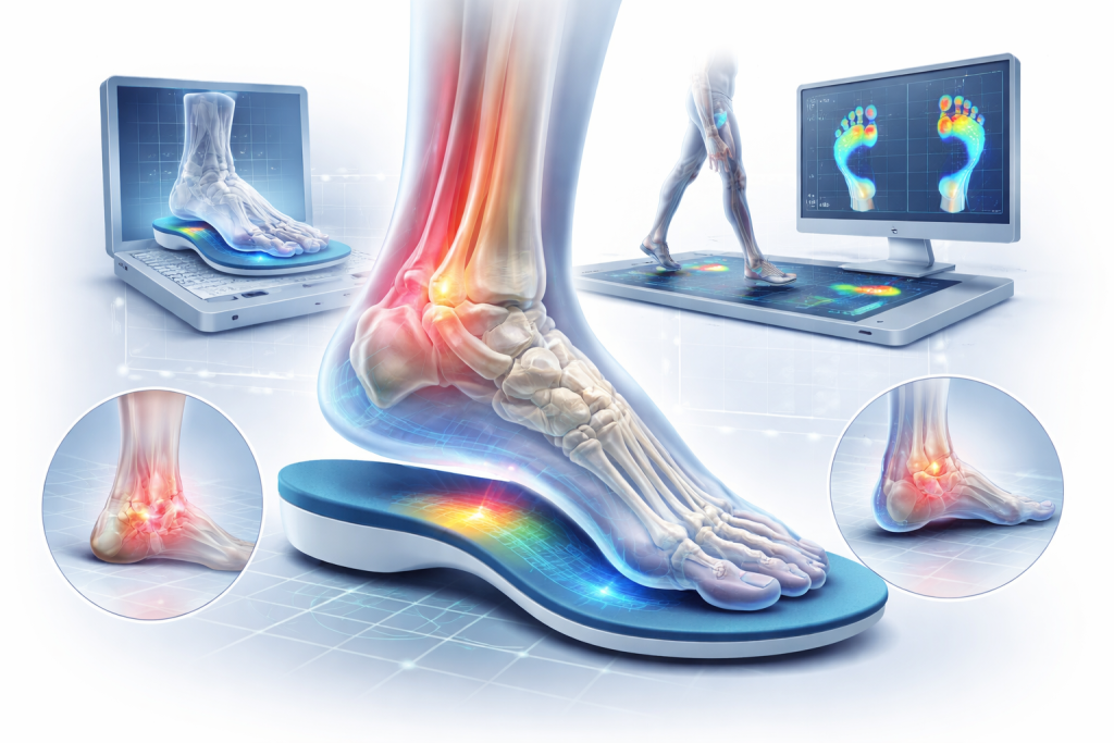 Kombinacija 3D analize in individualnih vložkov