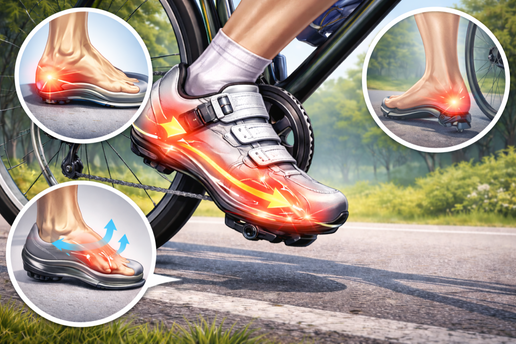 Plantarni fasciitis in kolesarjenje.