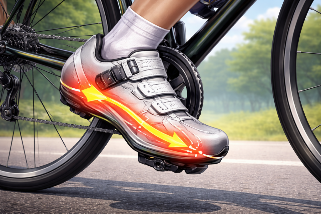 Plantarni fasciitis in kolesarjenje.