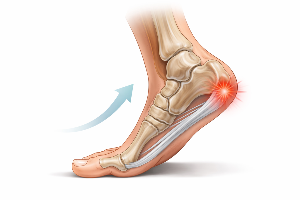 plantarni fasciitis in plosko stopalo