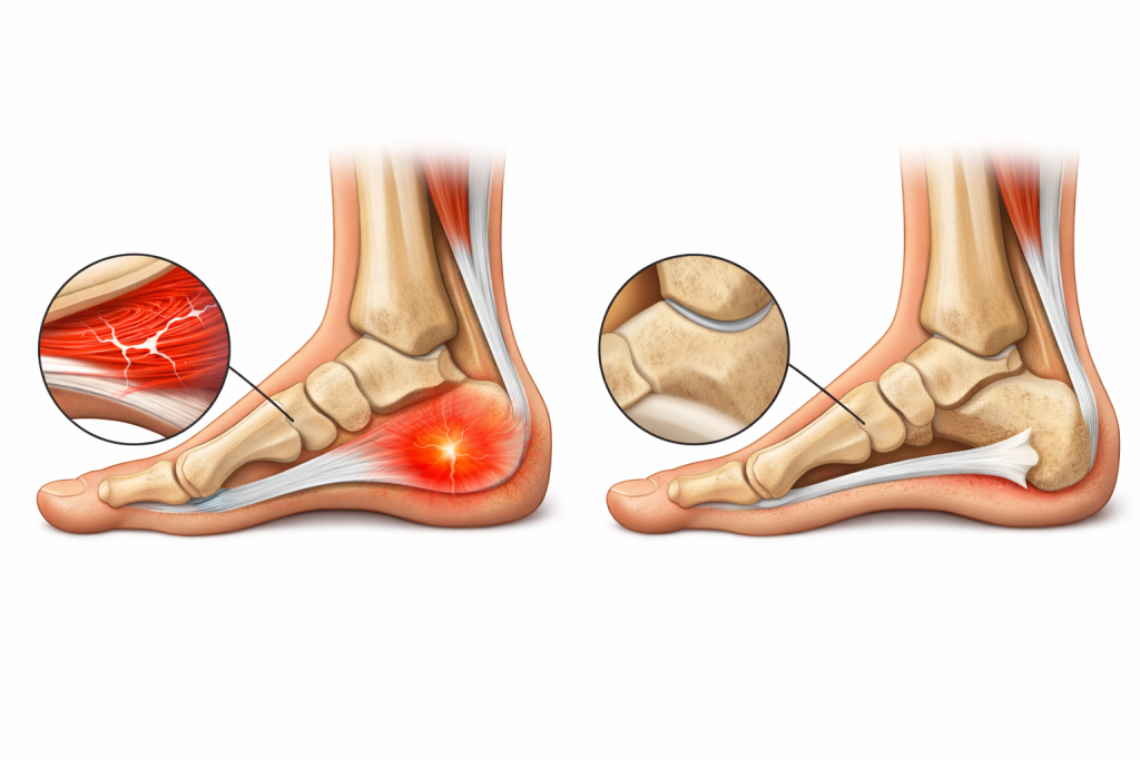Trn v peti in plantarni fasciitis