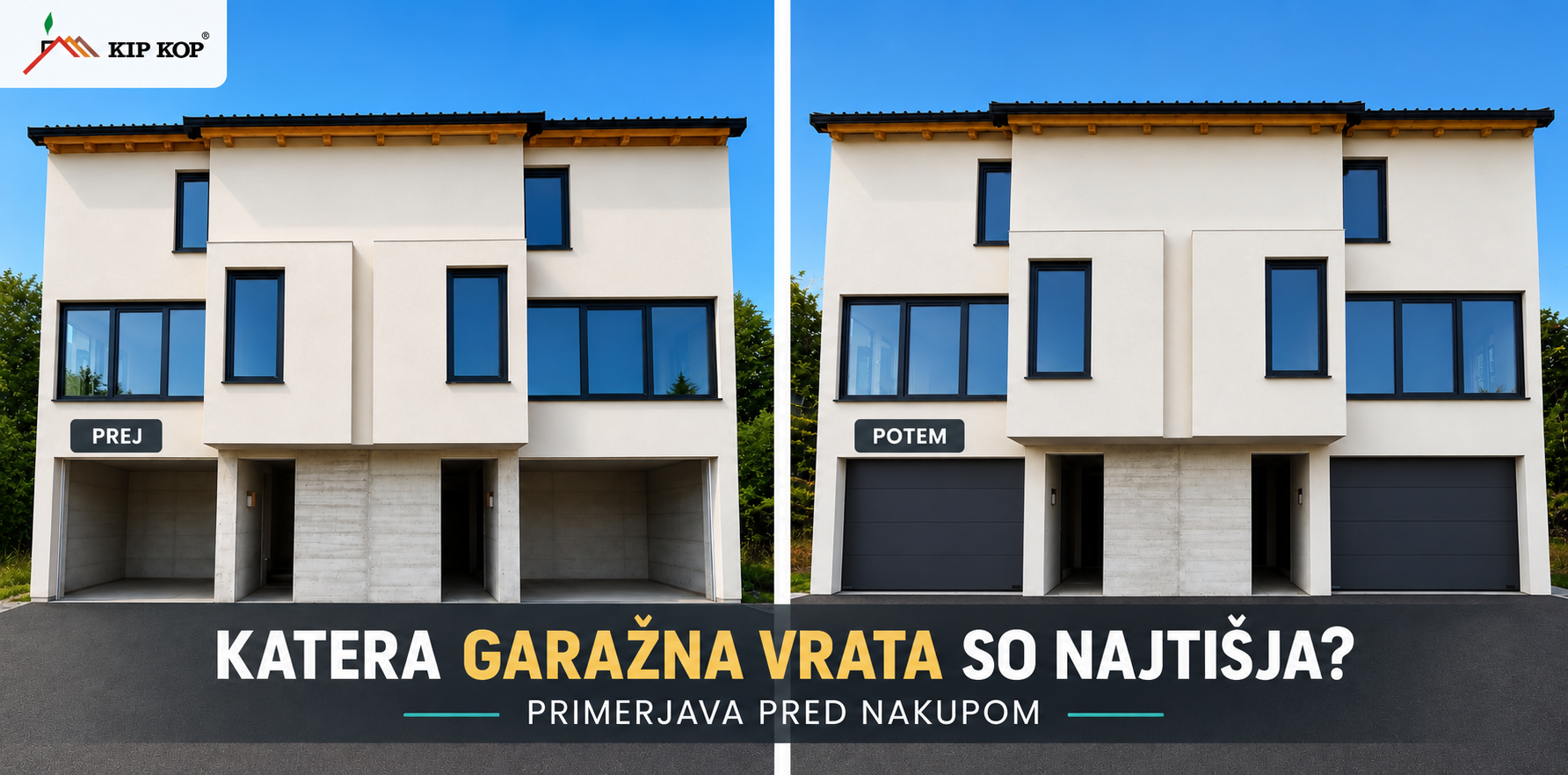 katera garažna vrata so najtišja